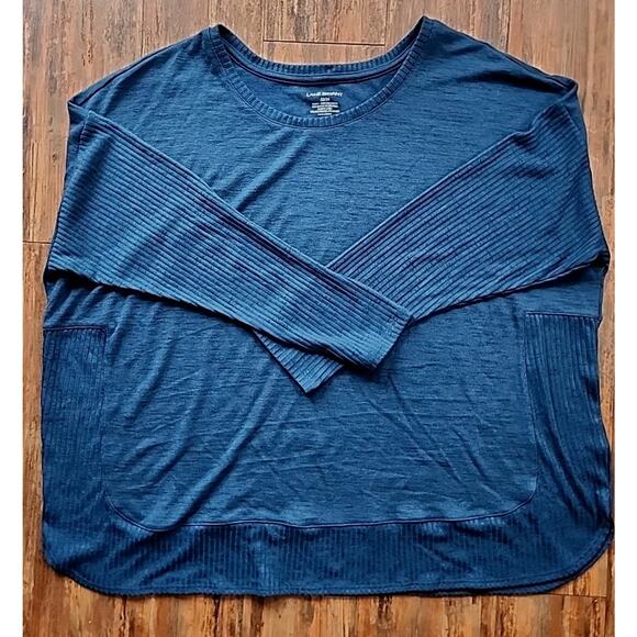 Lane Bryant Sweater Women 22/24 Blue Long Sleeves Pullover NWT - Picture 1 of 4